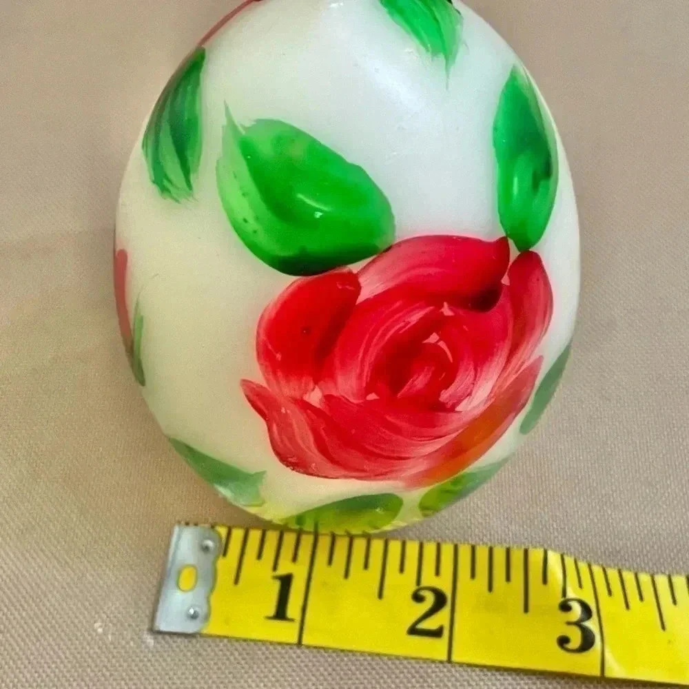 Rose Floral Wax Candle Made In Italy - Picture 5 of 6